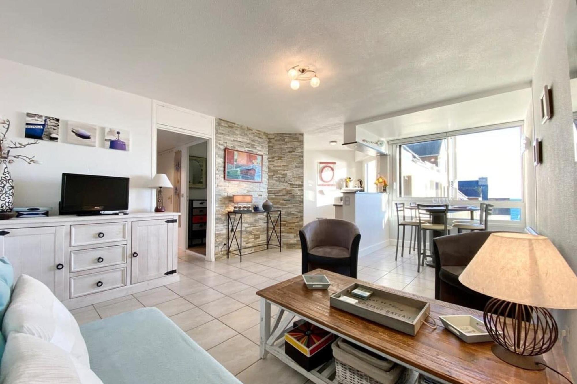 Superbe T3 Cosy Vue Mer 180 Ploemeur Exteriör bild